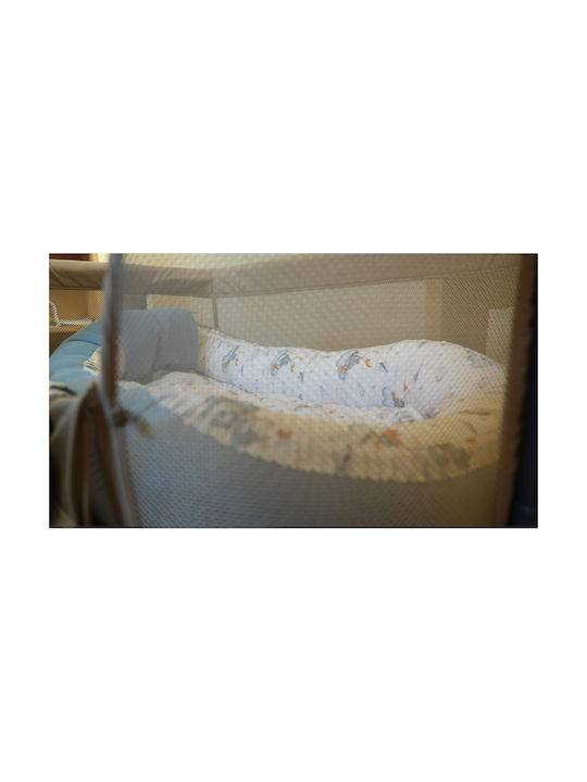 Grandes Suenos Baby- und Kinderkissen Nest Blau 80x100cm