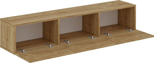 Brown TV Stand L150xD31xH28cm