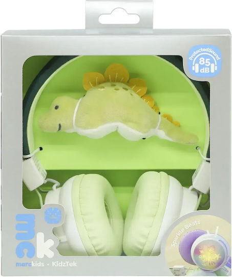 Marcus & Marcus Kabellose Bluetooth Kinder Am Ohr Kopfhörer mit 40 Stunden Wiedergabezeit Dinosaurier
