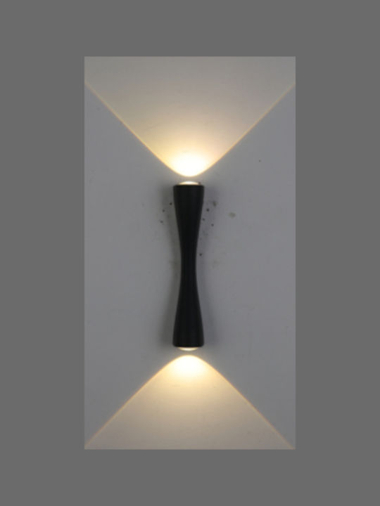 Eurolamp Wall-Mounted Outdoor Light IP54 Double Beam 24x6x5.5cm