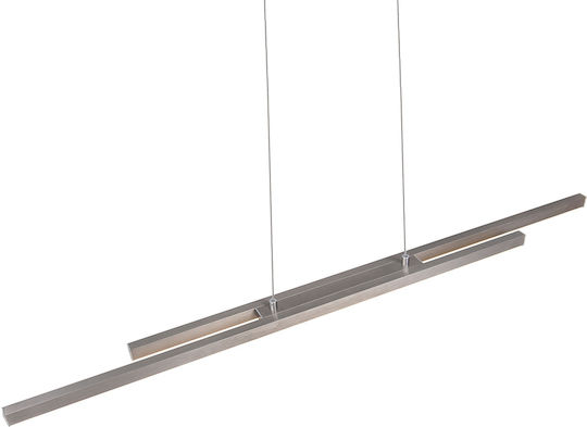 Trio Lighting Deckenleuchte Silber LED Schiene