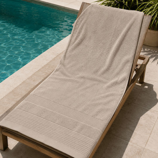 Astron Italy Hotel Bathroom Towel 150x80 cm 550gsm Beige