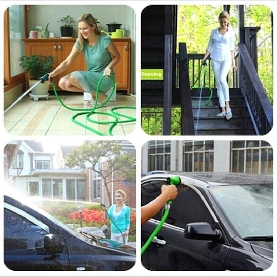 Extendable Garden Hose Pipe Set 15m