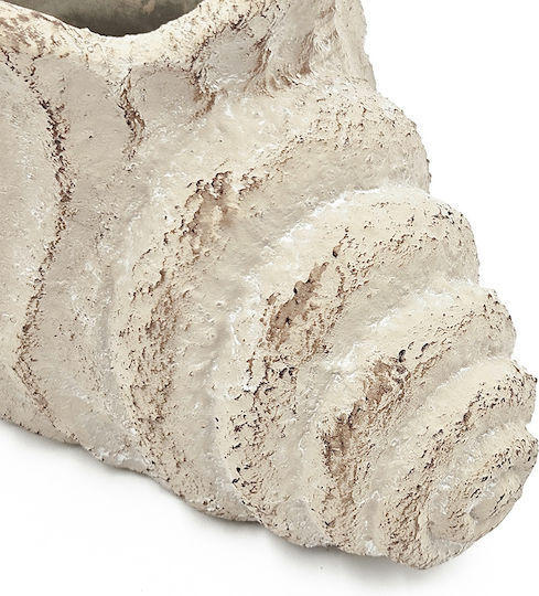 Artekko Cement Plant Pot Concrete Beige 23x14x14.5cm