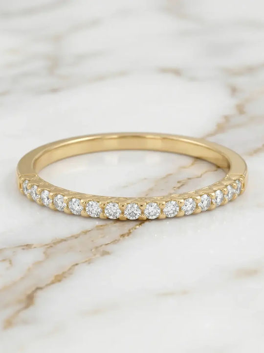 Inel Pentru Femei Învârtitoare cu Diamant din Aur 18K