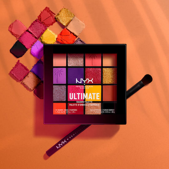 NYX Professional Makeup Ultimate Eye Shadow Palette in Solid Form Festival