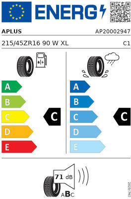 Aplus Aerix Rs01 215/45R16 90WW XL Θερινό Λάστιχο Αυτοκινήτου