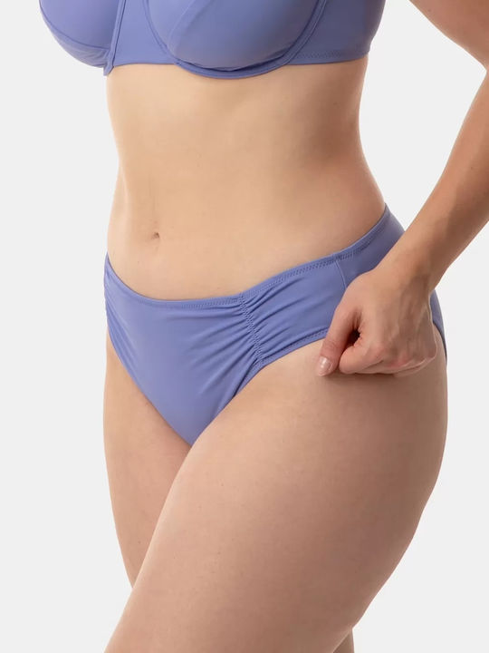 Slip De Costum De Baie Larg Cu Sireturi În Față Blue Bell