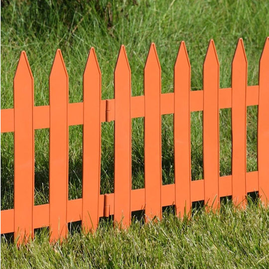 Prosperplast Garten Classic Kunststoff Grills in Orange Farbe 35cm x 3.22m 7 Stück
