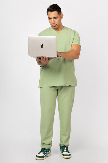 Numascrubs Male Medical Blouse Green
