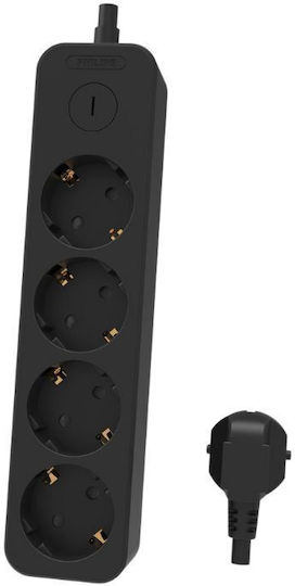 Philips Power Strip with Surge Protection 4 Positions with Switch and Cable 1.5m
