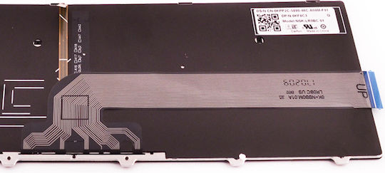 Dell P28e001 Осветена Лаптоп Клавиатура Вариант 2