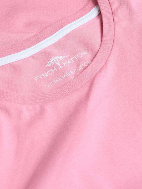 Herrenblusen Kurzarm T-Shirt Rosa