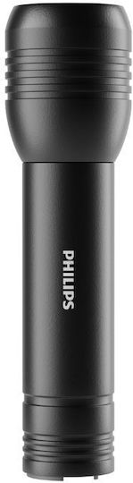 Philips Lumină de lucru și de sit, cu baterie Lanternă LED IPX4 cu Luminozitate Maximă 400lm Negru