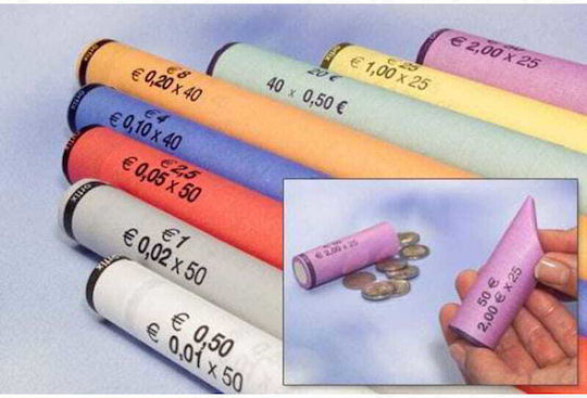 Olympia POS Accessories Paper Coin Sorting Tubes CC 202