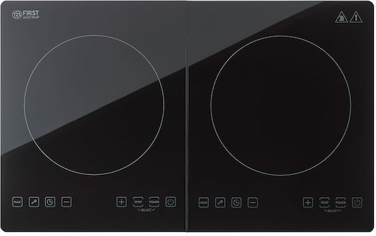 First Austria Fa50954 Electric Inductive Double Burner 3.5kW 61x42.5x10.5cm