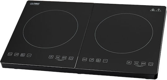 First Austria Fa50954 Electric Inductive Double Burner 3.5kW 61x42.5x10.5cm