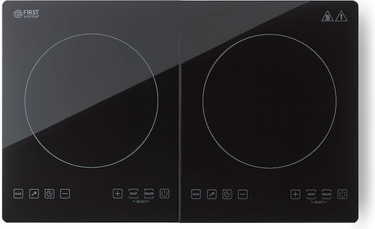 First Austria Fa50954 Electric Inductive Double Burner 3.5kW 61x42.5x10.5cm