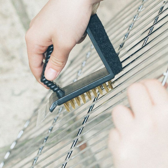 Osio BBQ Cleaning Brush with Scraper and Sponge