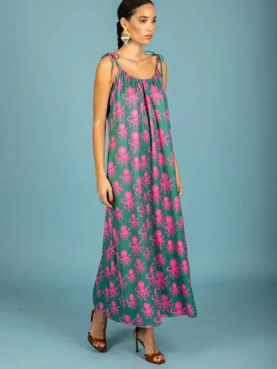 Maxi Φόρεμα Green