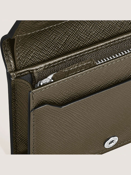 Sartorial Leder Herrenbrieftasche Khaki
