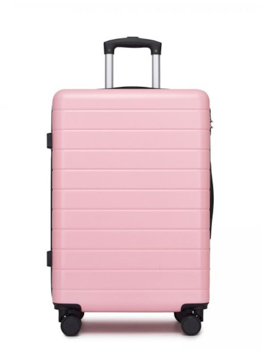 Miss Lulu Mittlerer Hartschalen-Reisekoffer Rosa Höhe 66cm