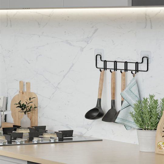 Femmit Bucătărie Hangers Metalică 30 cm Neagră