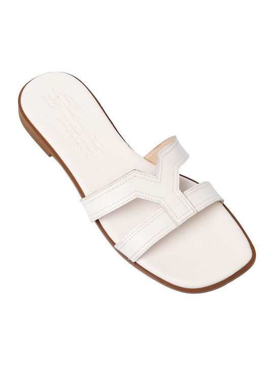 Leather Women's Sandals White
