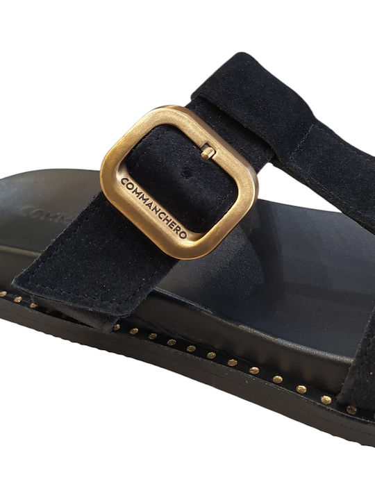 Sandale Casual Damă Din Piele Negre