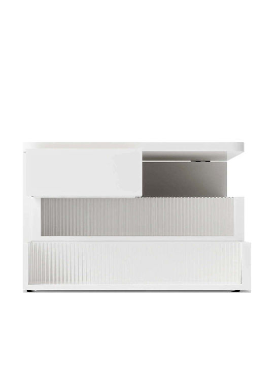 Umbra Wooden Jewellery Box White 24x23x15cm