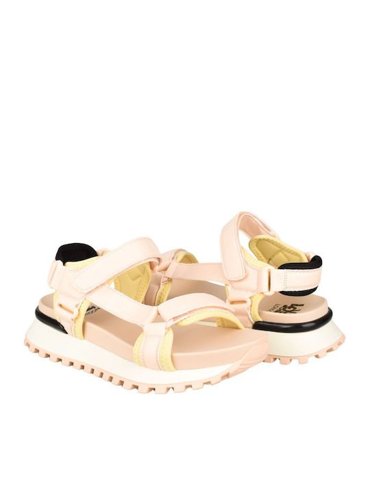 Γυναικεία Σανδάλια Flatforms Ροζ