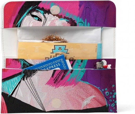 I Like Paper Υφασμάτινη Καπνοθήκη με Κούμπωμα 14.5x8εκ. Tyvek Asleep