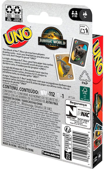 Επιτραπέζιο Παιχνίδι Jurassic World Rebirth για 2-10 Παίκτες 7+ Ετών (EN) Mattel