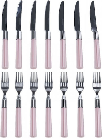 Besteckset Rosa 24 Stück
