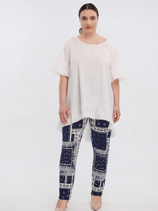Women's Fabric Trousers with Elastic Tapered Line Lahore