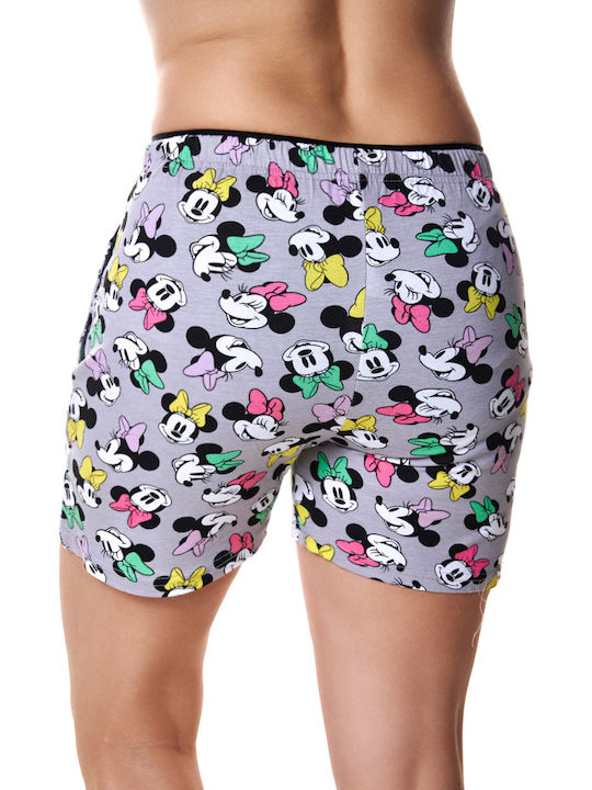 Comfort Summer Women's Pyjama Shorts Gray