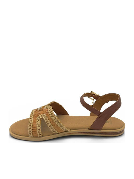 Women's Flat Sandals Brown
