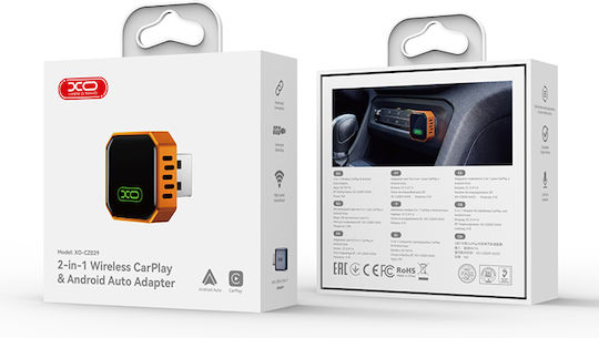 Xo Cz029 Adaptor Auto Wireless Android Auto Apple Carplay 249-0362