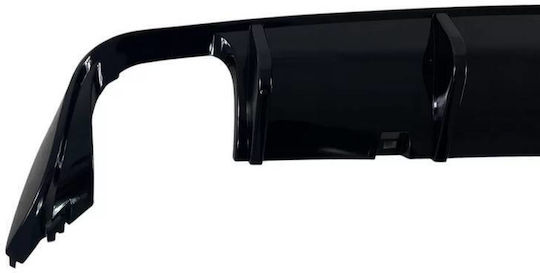 Rear Bumper Diffuser Vw Golf Viii 8 2019+ R-look Life Style & Impression Bumper Version Glossy Black Abs Plastic