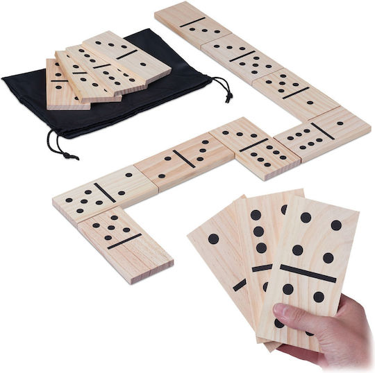 Επιτραπέζιο Παιχνίδι Domino για 1+ Παίκτες 10037944 Relaxdays