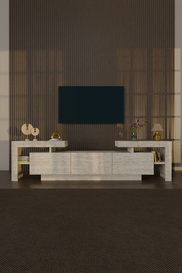 Living Room Unit Ecru L190xW30xH60cm