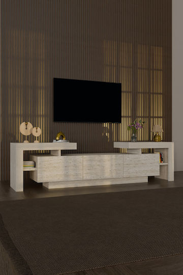 Living Room Unit Ecru L190xW30xH60cm