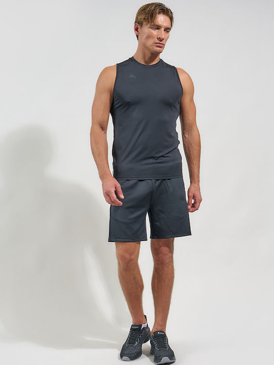 Inento Sports Men's Black Shorts 0856560002-Black