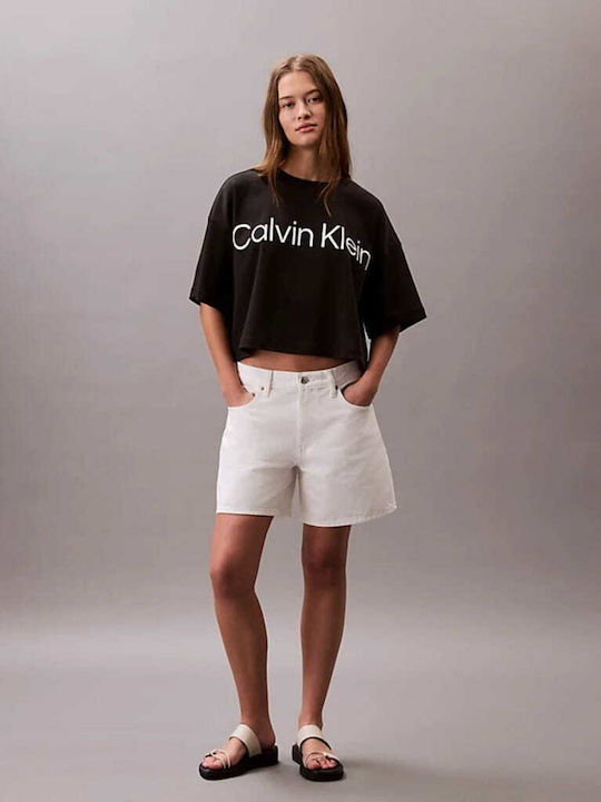 Logo Graphic Γυναικείο T-shirt Μαύρο
