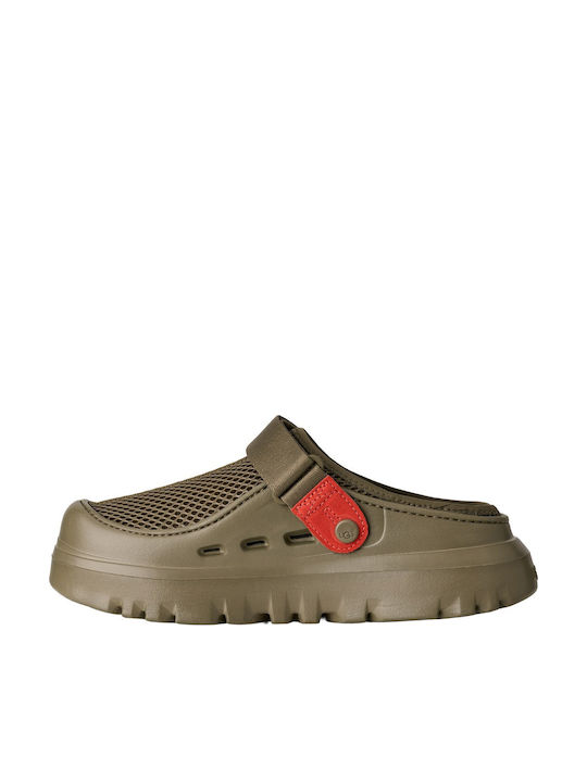UGG Peakmod Peakmod Ανδρικά Ανατομικά Σαμπό Πράσινα