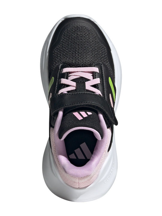 Tensaur Run 2.0 Αθλητικά Παιδικά Παπούτσια με Σκρατς Core Black / Clear Mint / Clear Pink
