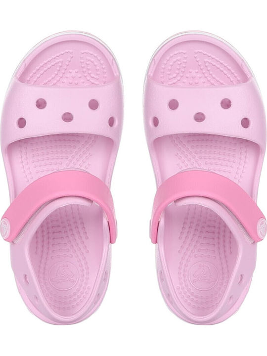 Crocband Children's Anatomical Beach Shoes Pink