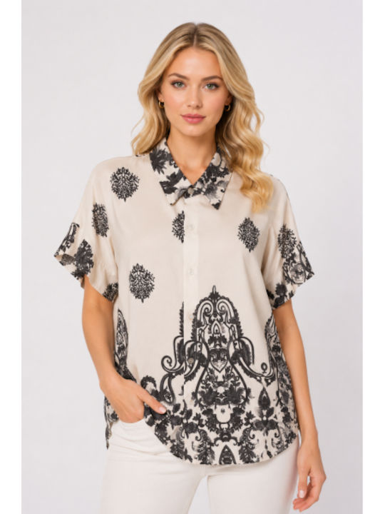 Short Sleeve Women's Shirt Black SS-C5005-26SH-Black