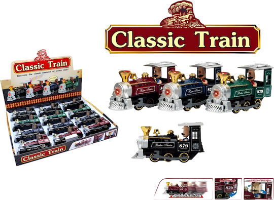 Train Locomotive Toy Train with Sound and Light for Ages 3+