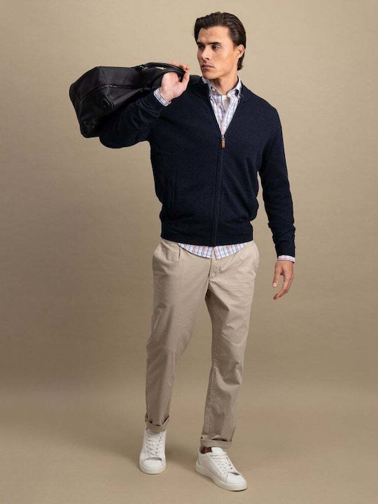 Men's Knitted Jacket Blue
